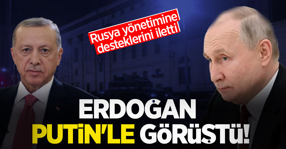 Erdoğan, Putin'le görüştü! Rusya yönetimine desteklerini iletti