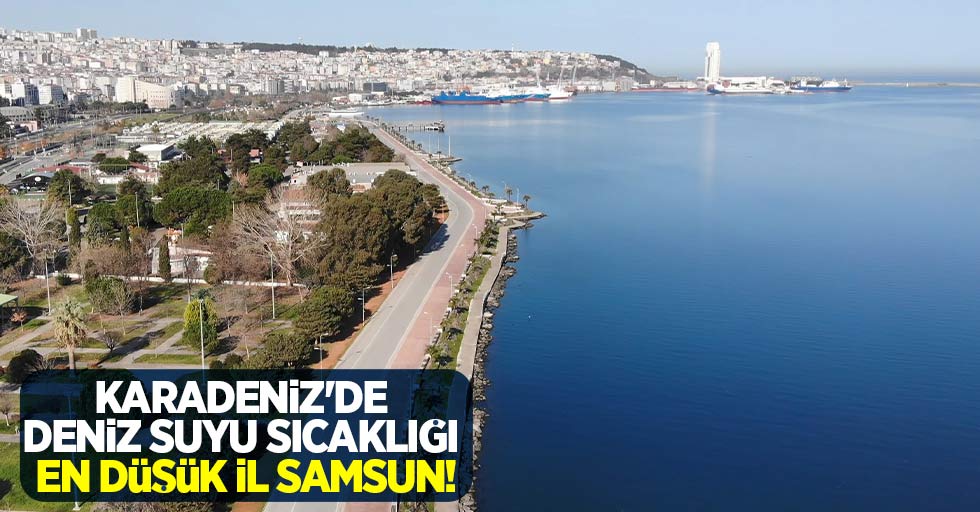  Meteoroloji duyurdu: Karadeniz'de deniz suyu sıcaklığı en düşük il Samsun!