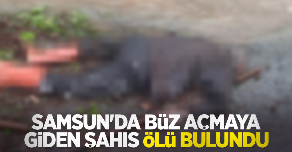 Samsun'da büz açmaya giden şahıs ölü bulundu