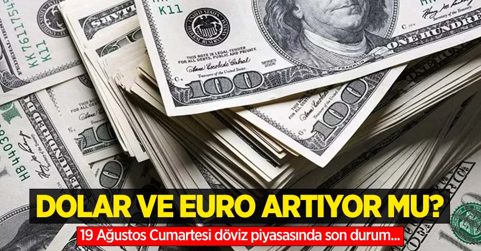 19 Agustos Cumartesi dolar ne kadar oldu, euro ne kadar?