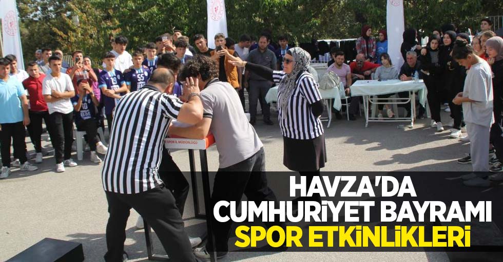 Havza'da Cumhuriyet Bayramı spor etkinlikleri