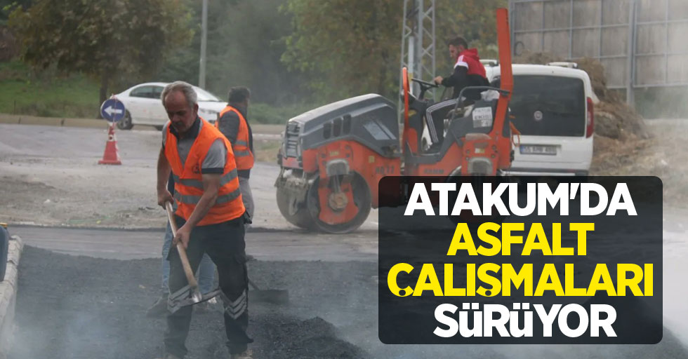 Atakum'da asfalt çalışmaları sürüyor