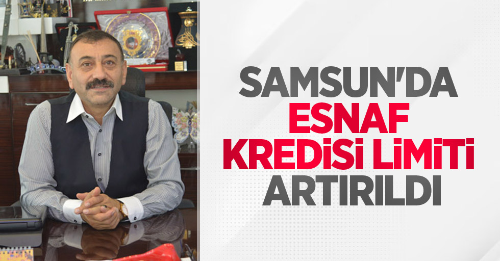 Başkan Sinecek duyurdu: Samsun'da esnaf kredisi limiti artırıldı