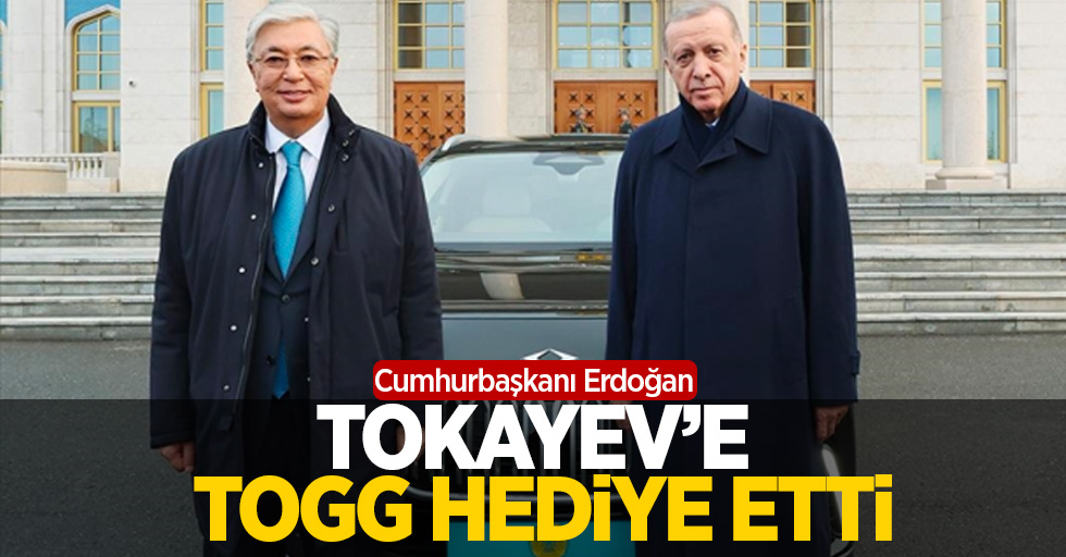 Cumhurbaşkanı erdoğan Tokayev'e TOGG hediye etti