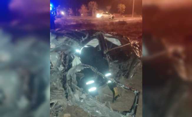 Mardin’de sürücü hurdaya dönen otomobilde hayatını kaybetti