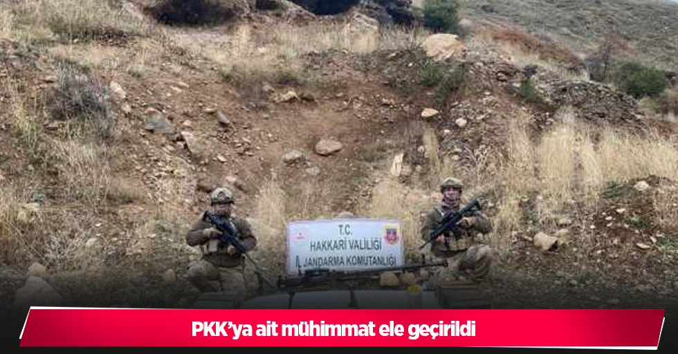 PKK’ya ait mühimmat ele geçirildi
