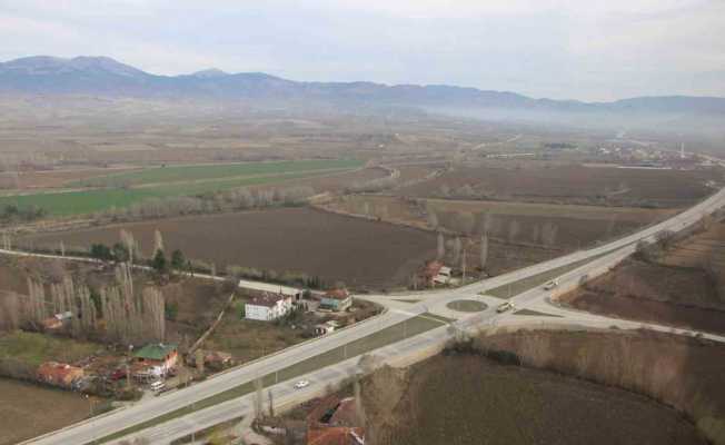 Amasya’da helikopter destekli trafik denetimleri
