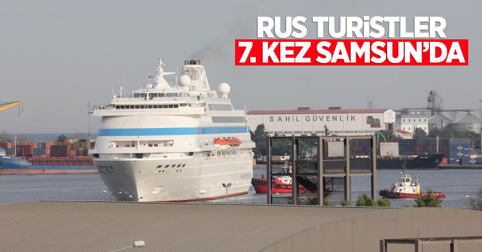 Rus turistler 7. kez Samsun'da 