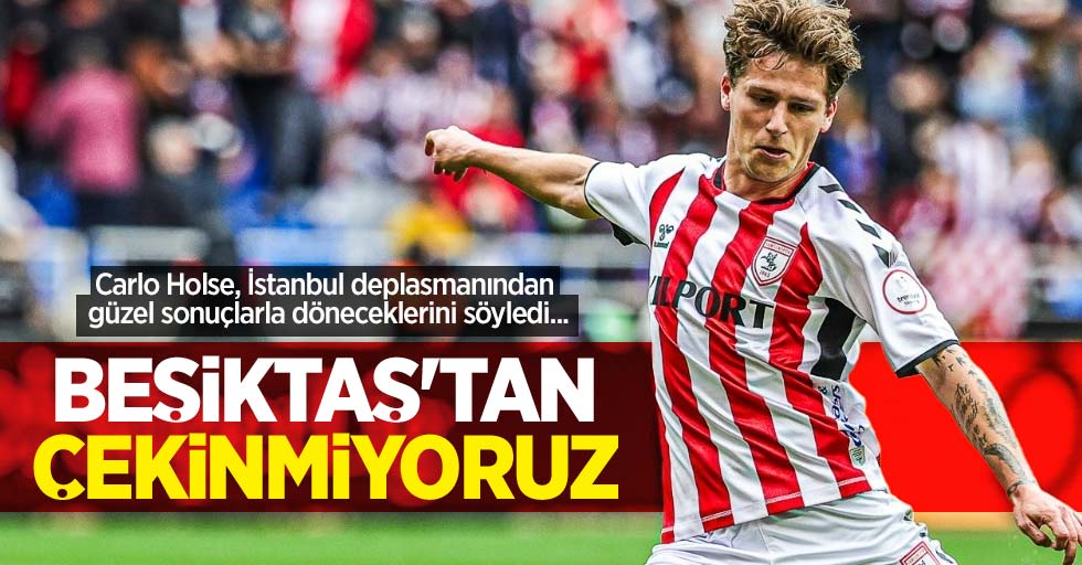 Carlo Holse, İstanbul deplasmanından güzel sonuçlarla döneceklerini söyledi... "Beşiktaş'tan çekinmiyoruz"
