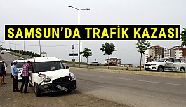 Samsun'da Trafik Kazası : 4 Kişi Yaralandı