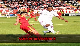 Samsunspor-Alima Yeni Malatyaspor Beraberlikle Sonuçlandı