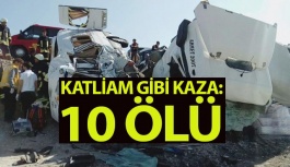 Konya'da Katliam Gibi Kaza: 10 Ölü