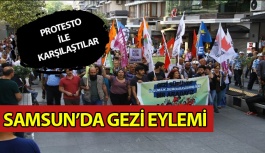 Samsun'da Gezi Parkı Yürüyüşü