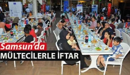 Samsun'da Mültecilere İftar Yemeği Düzenlendi