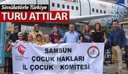 Uçak Simülatörü İle Türkiye'yi Gezdiler