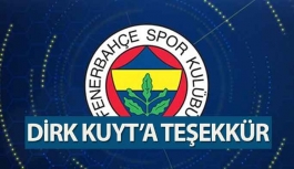 Fenerbahçe Dirk Kuyt'a teşekkür etti
