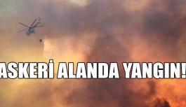 İzmir'de askeri alanda yangın