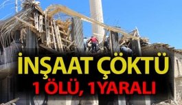 Mersin'de Cami İnşaatı Çöktü