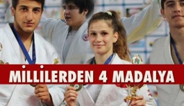Milli Judoculardan 4 madalya