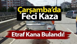 Samsun Çarşamba'da Kaza: 4 Yaralı