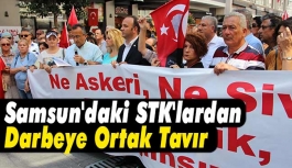 Samsun'daki STK'lardan Darbeye Ortak Tavır