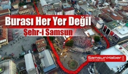 Samsun’da Dev Türk Bayraklı Demokrasi Gösterisi