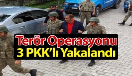 Terör Operasyonunda: 3 PKK'lı Yakalandı