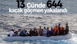13 Günde 644 Kaçak Göçmen Yakalandı