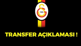 Galatasaray'dan Transfer Açıklaması !