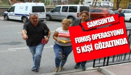 Samsun’da zorla fuhuş yaptırmaktan 5 kişi gözaltında