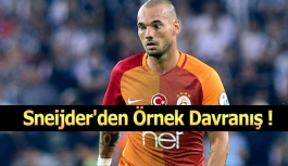 Sneijder'den Örnek Davranış !