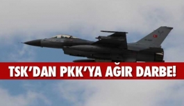 TSK PKK'yı havadan vurdu