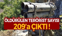 209 Terörist Öldürüldü