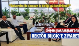 AK Parti Genel Başkan Yardımcısı Rektör Bilgiç'i ziyaret etti