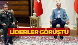 Akar'ı Cumhurbaşkanı Erdoğan kabul etti