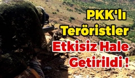 PKK'lı Teröristler Etkisiz Hale Getirildi