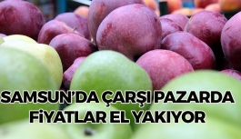 Samsun'da Çarşı Pazarda Fiyatlar El Yakıyor