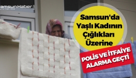 Samsun'da Yaşlı Kadının Çığlıkları Üzerine Polis Alarma Geçti