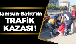 Samsun'un Bafra İlçesinde Trafik Kazası