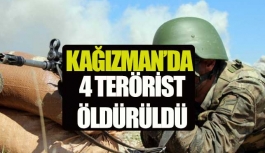 Kars'ta 4 terörist öldürüldü