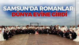 Romanlara Samsun'da toplu nikah