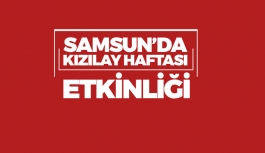Samsun'da Kızılay Haftası Etkinliği