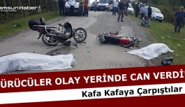 Samsun'da Korkunç Kaza ! İki Sürücüde...