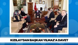Türk Kızılayı'ndan Başkan Yılmaz'a Konferans Ziyareti