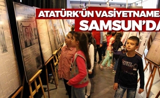 Atatürk Vasiyetnamesi Samsun'da