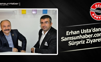 Erhan Usta'dan Samsunhaber.com'a Sürpriz Ziyaret