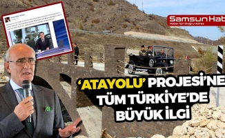 Samsun 'Atayolu' Ulusal Basın'da