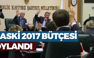 SASKİ 2017 Bütçesini Belirledi