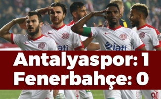 Antalyaspor 1-0 Fenerbahçe