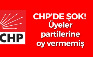 CHP'de Oy Şoku